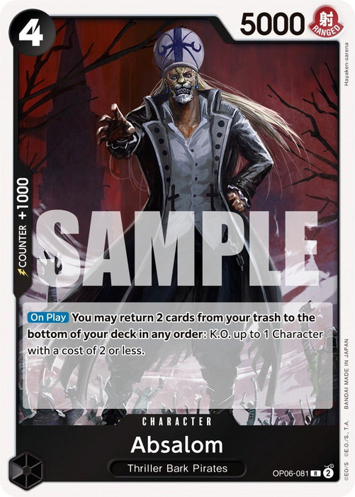 Absalom (OP06-081) (Foil) [Wings of the Captain]