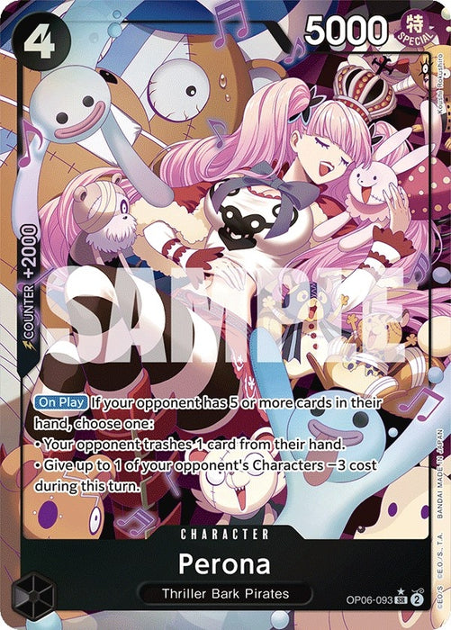 Perona (093) (Alternate Art) (OP06-093) (Foil) [Wings of the Captain]