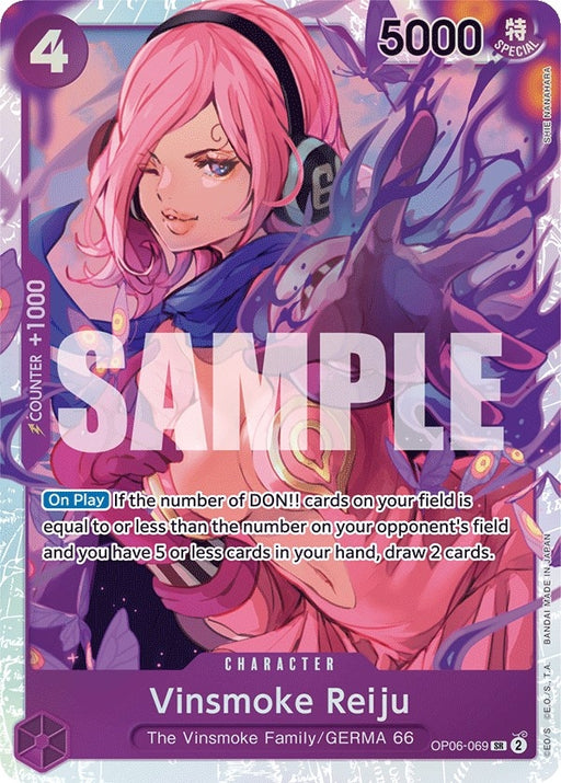 Image for Vinsmoke Reiju (069) (OP06-069) (Foil) [Wings of the Captain] - One Piece Card Game