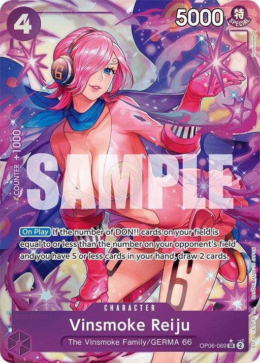 Image for Vinsmoke Reiju (069) (Alternate Art) (OP06-069) (Foil) [Wings of the Captain] - One Piece Card Game