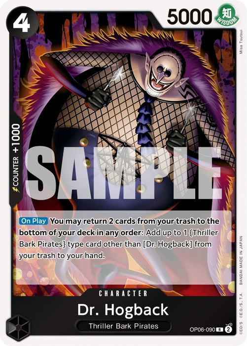 Image for Dr. Hogback (OP06-090) (Foil) [Wings of the Captain] - One Piece Card Game