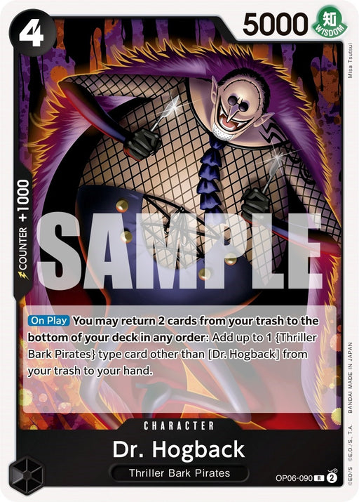 Image for Dr. Hogback (OP06-090) (Foil) [Wings of the Captain] - One Piece Card Game