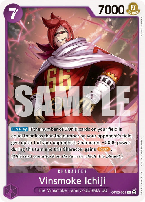 Vinsmoke Ichiji (061) (OP06-061) (Foil) [Wings of the Captain]
