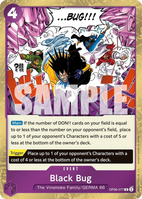 Black Bug (OP06-077) (Foil) [Wings of the Captain]