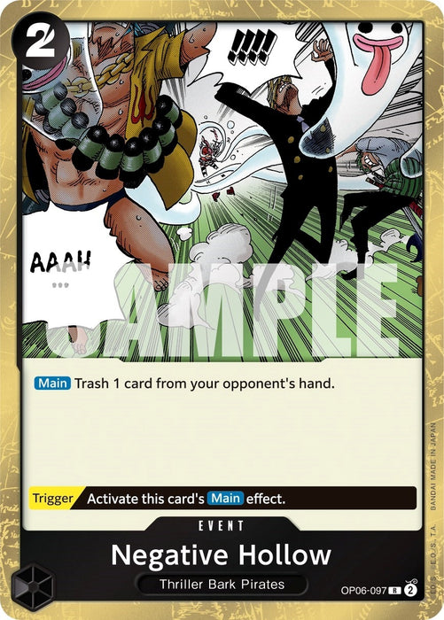 Negative Hollow (OP06-097) (Foil) [Wings of the Captain]