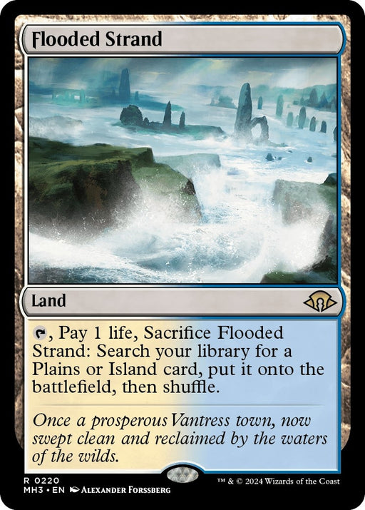 Image for Flooded Strand (220) [Modern Horizons 3] - Magic: The Gathering