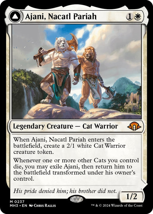 Image for Ajani, Nacatl Pariah (237) (Foil) [Modern Horizons 3] - Magic: The Gathering