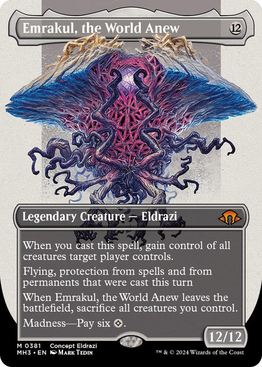 Image for Emrakul, the World Anew (Borderless) (381) (Foil) [Modern Horizons 3] - Magic: The Gathering