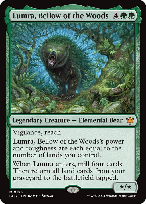 Image for Lumra, Bellow of the Woods (183) [Bloomburrow] - Magic: The Gathering