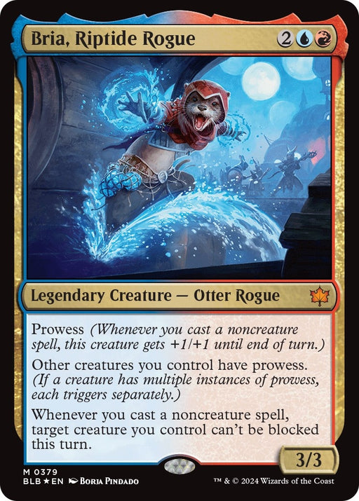 Image for Bria, Riptide Rogue (379) (Foil) [Bloomburrow] - Magic: The Gathering