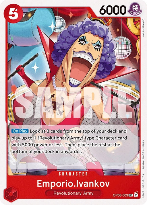 Image for Emporio.Ivankov (OP06-003) [Wings of the Captain] - One Piece Card Game
