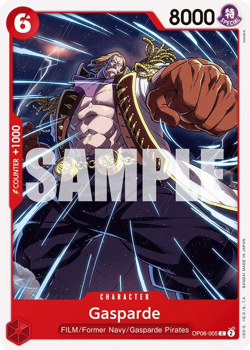 Image for Gasparde (OP06-005) [Wings of the Captain] - One Piece Card Game