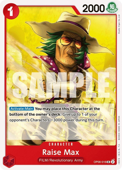 Image for Raise Max (OP06-016) [Wings of the Captain] - One Piece Card Game