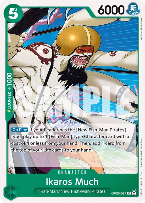 Image for Ikaros Much (OP06-024) [Wings of the Captain] - One Piece Card Game
