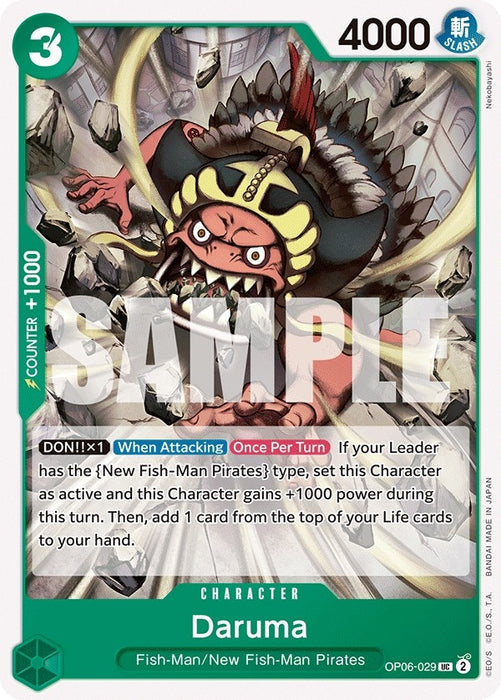 Image for Daruma (OP06-029) [Wings of the Captain] - One Piece Card Game
