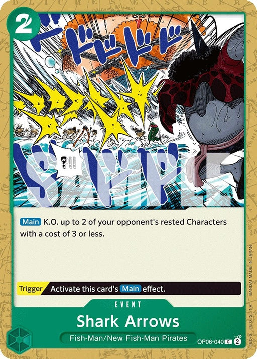 Image for Shark Arrows (OP06-040) [Wings of the Captain] - One Piece Card Game