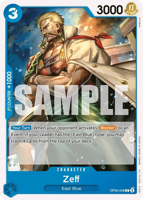 Image for Zeff (OP06-048) [Wings of the Captain] - One Piece Card Game