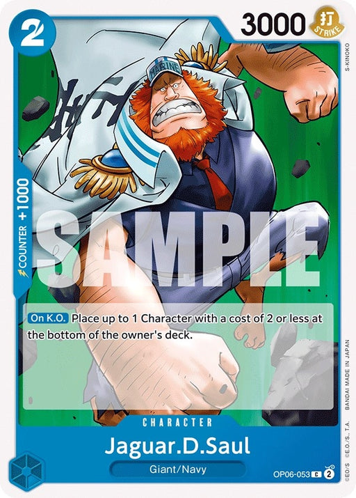 Image for Jaguar.D.Saul (OP06-053) [Wings of the Captain] - One Piece Card Game
