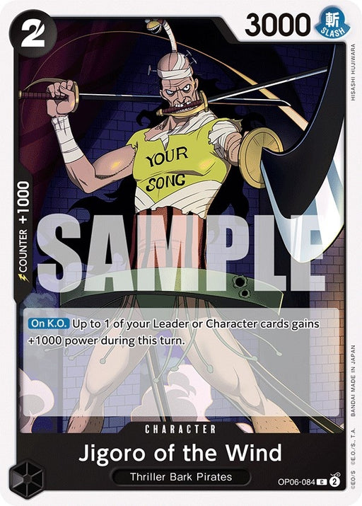 Image for Jigoro of the Wind (OP06-084) [Wings of the Captain] - One Piece Card Game
