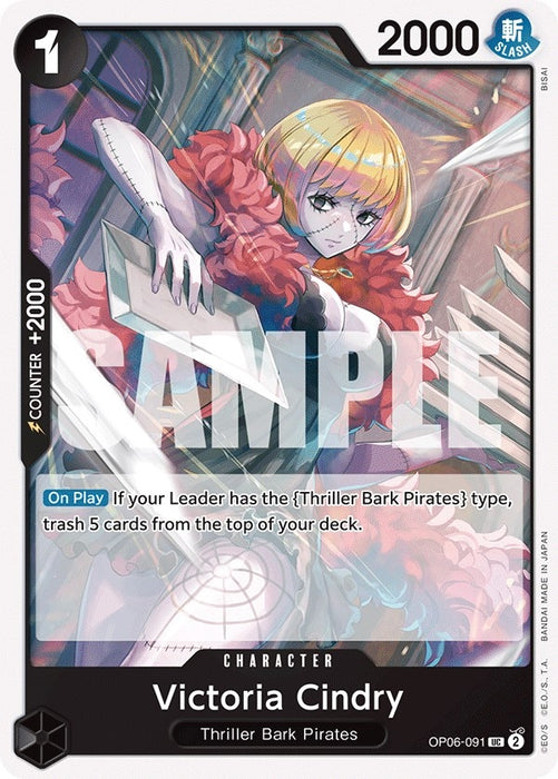 Image for Victoria Cindry (OP06-091) [Wings of the Captain] - One Piece Card Game