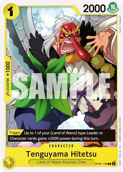 Image for Tenguyama Hitetsu (OP06-108) [Wings of the Captain] - One Piece Card Game