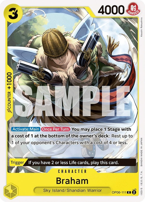 Image for Braham (OP06-111) [Wings of the Captain] - One Piece Card Game