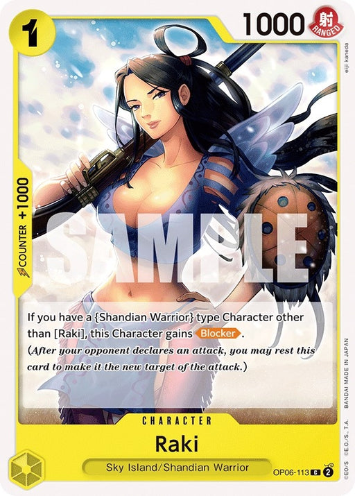 Image for Raki (OP06-113) [Wings of the Captain] - One Piece Card Game