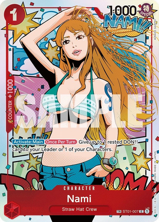 Image for Nami (TR) (ST01-007) (Foil) [Wings of the Captain] - One Piece Card Game