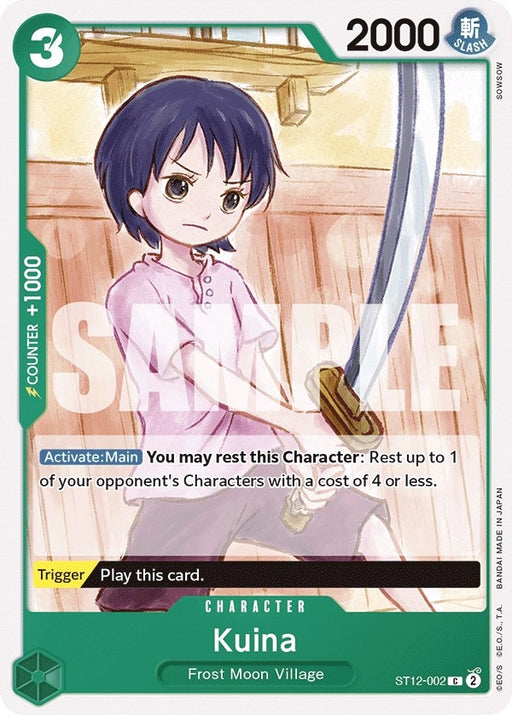 Image for Kuina (ST12-002) [Starter Deck 12: Zoro and Sanji] - One Piece Card Game
