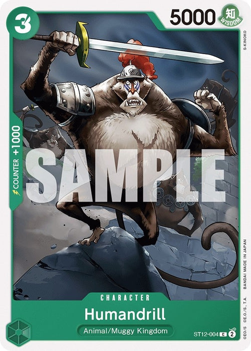Image for Humandrill (ST12-004) [Starter Deck 12: Zoro and Sanji] - One Piece Card Game