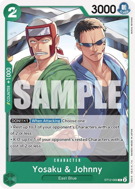 Image for Yosaku & Johnny (ST12-006) [Starter Deck 12: Zoro and Sanji] - One Piece Card Game