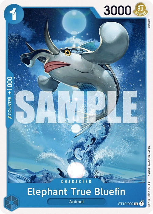 Image for Elephant True Bluefin (ST12-009) [Starter Deck 12: Zoro and Sanji] - One Piece Card Game