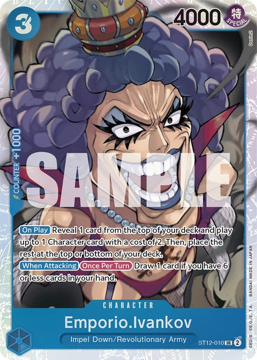 Image for Emporio.Ivankov (ST12-010) (Foil) [Starter Deck 12: Zoro and Sanji] - One Piece Card Game