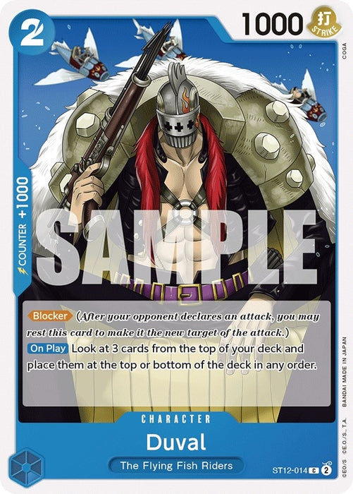 Image for Duval (ST12-014) [Starter Deck 12: Zoro and Sanji] - One Piece Card Game