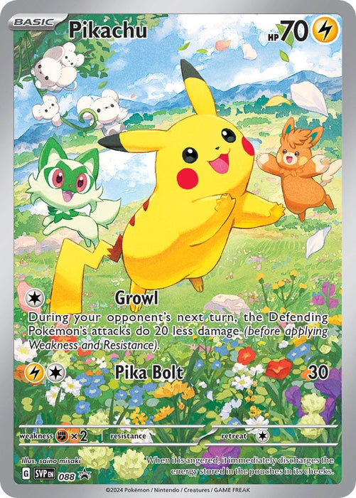 Image for Pikachu - 088 (088) (Holofoil) [SV: Scarlet & Violet Promo Cards] (SVP) - Pokemon