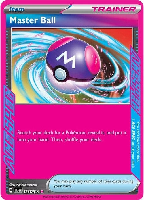 Image for Master Ball (153/162) (Holofoil) [SV05: Temporal Forces] - Pokemon