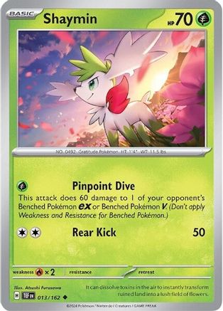 Shaymin (13/162) Reverse Holofoil [SV05: Temporal Forces]