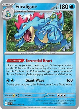 Feraligatr (41/162) Holofoil [SV05: Temporal Forces]