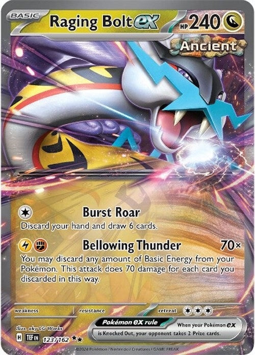 Image for Raging Bolt ex (123/162) (Holofoil) [SV05: Temporal Forces] - Pokemon