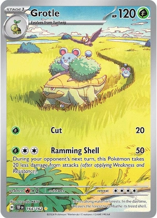 Image for Grotle (164/162) (Holofoil) [SV05: Temporal Forces] - Pokemon