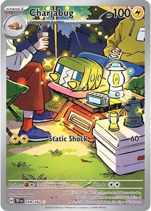 Image for Charjabug (169/162) (Holofoil) [SV05: Temporal Forces] - Pokemon