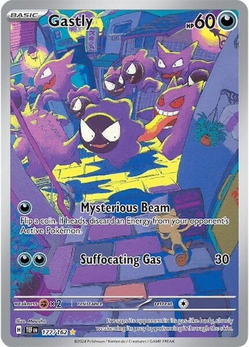 Image for Gastly (177/162) (Holofoil) [SV05: Temporal Forces] - Pokemon
