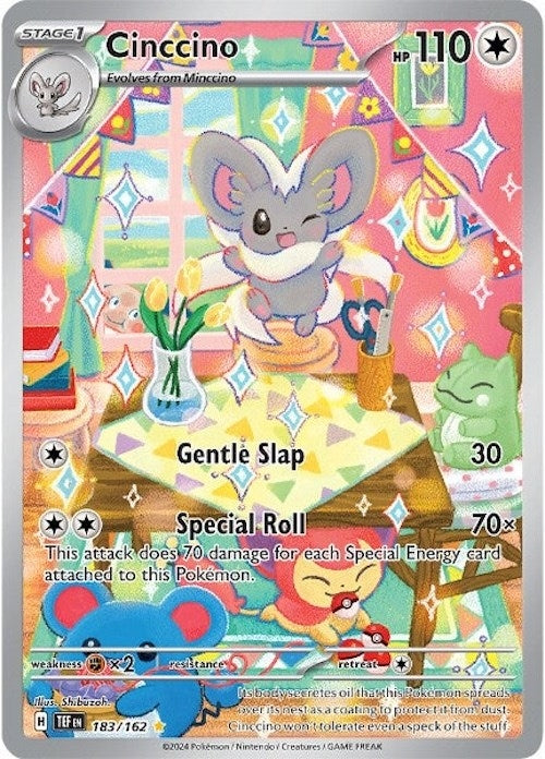 Image for Cinccino (183/162) (Holofoil) [SV05: Temporal Forces] - Pokemon