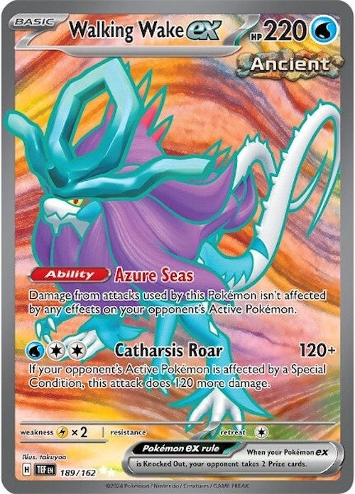 Image for Walking Wake ex (189/162) (Holofoil) [SV05: Temporal Forces] - Pokemon