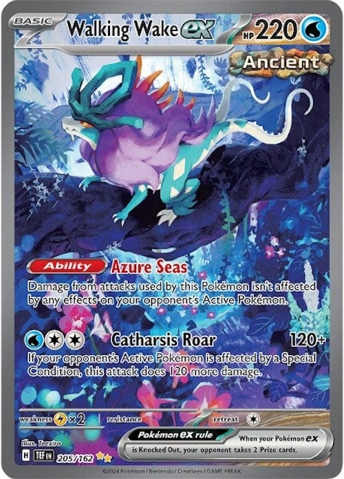 Image for Walking Wake ex (205/162) (Holofoil) [SV05: Temporal Forces] - Pokemon