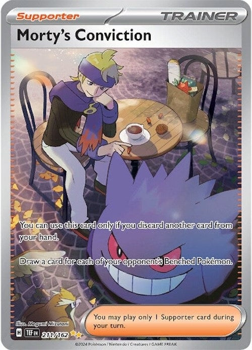 Image for Morty's Conviction (211/162) (Holofoil) [SV05: Temporal Forces] - Pokemon