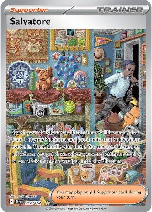 Image for Salvatore (212/162) (Holofoil) [SV05: Temporal Forces] - Pokemon