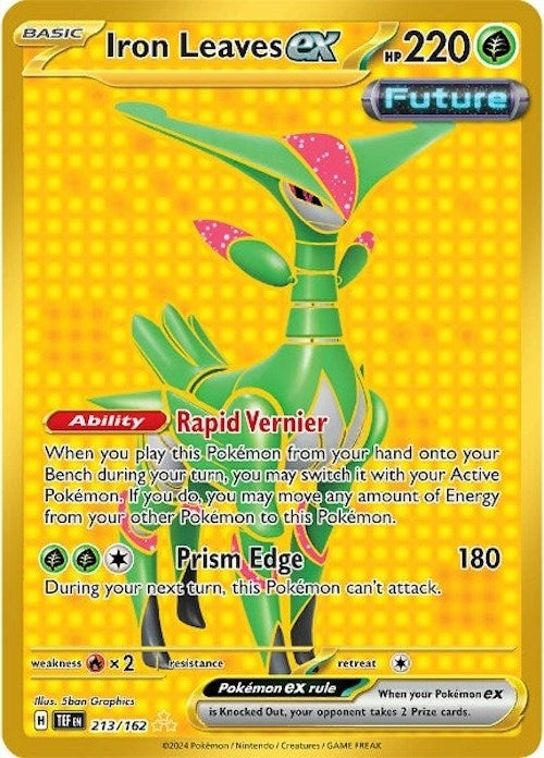 Image for Iron Leaves ex (213/162) (Holofoil) [SV05: Temporal Forces] - Pokemon