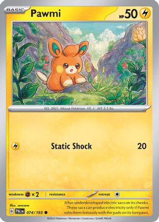 Pawmi (074/193) (Cosmos Holo) - SV: Scarlet & Violet Promo Cards (SVP)