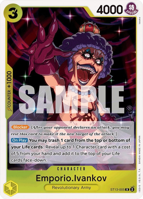 Emporio.Ivankov (ST13-005) (Foil) [Ultra Deck: The Three Brothers]